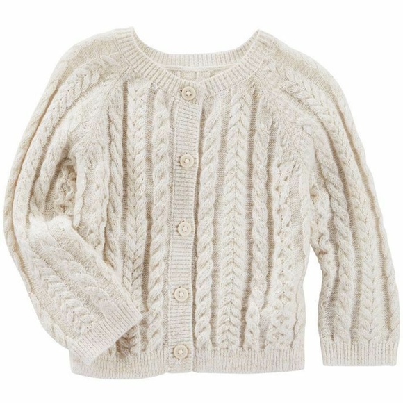 Oshkosh Toddler Girl Ivory Star Print Top